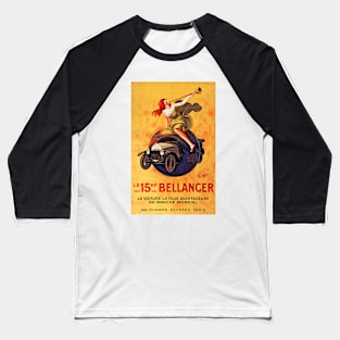 Woman Heralding The 15 HP Bellanger Car, France 1921 Baseball T-Shirt